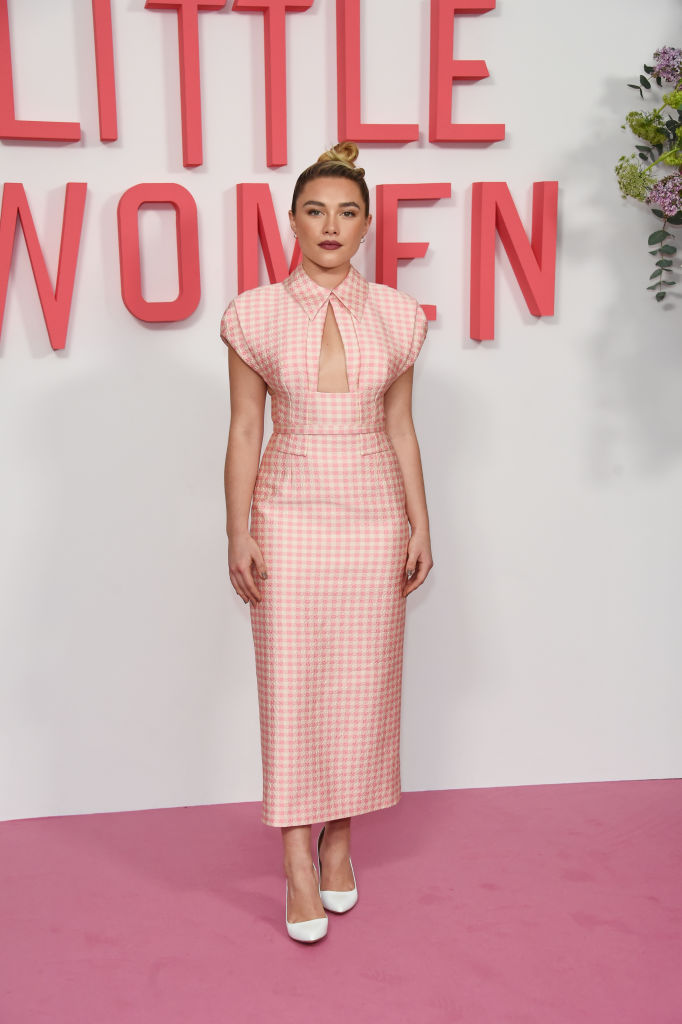 florence pugh gingham dress