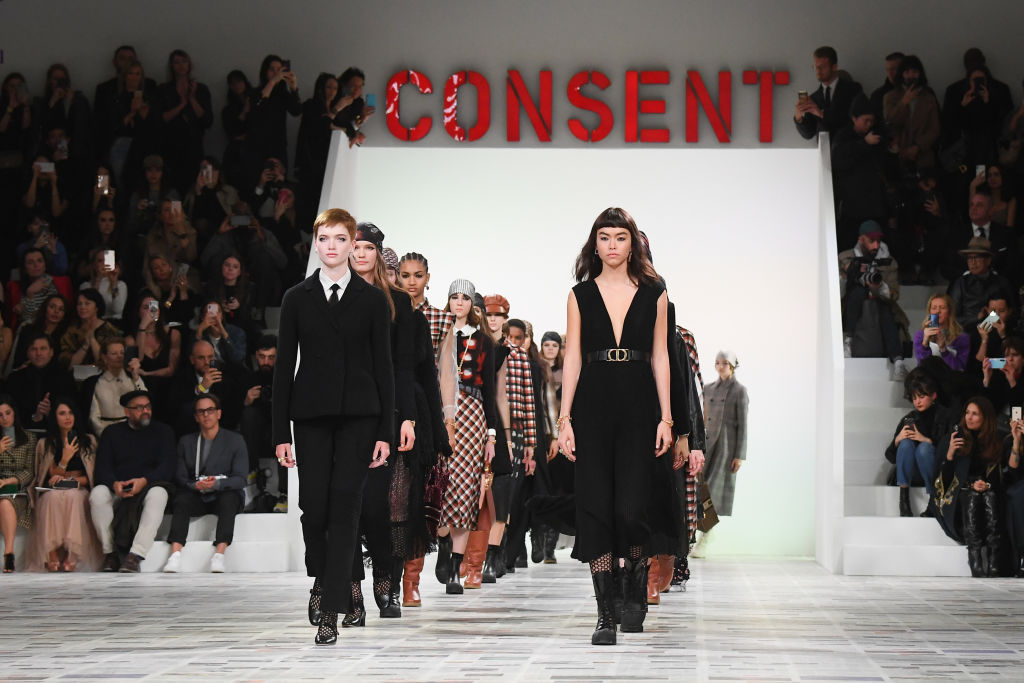 dior consent runway