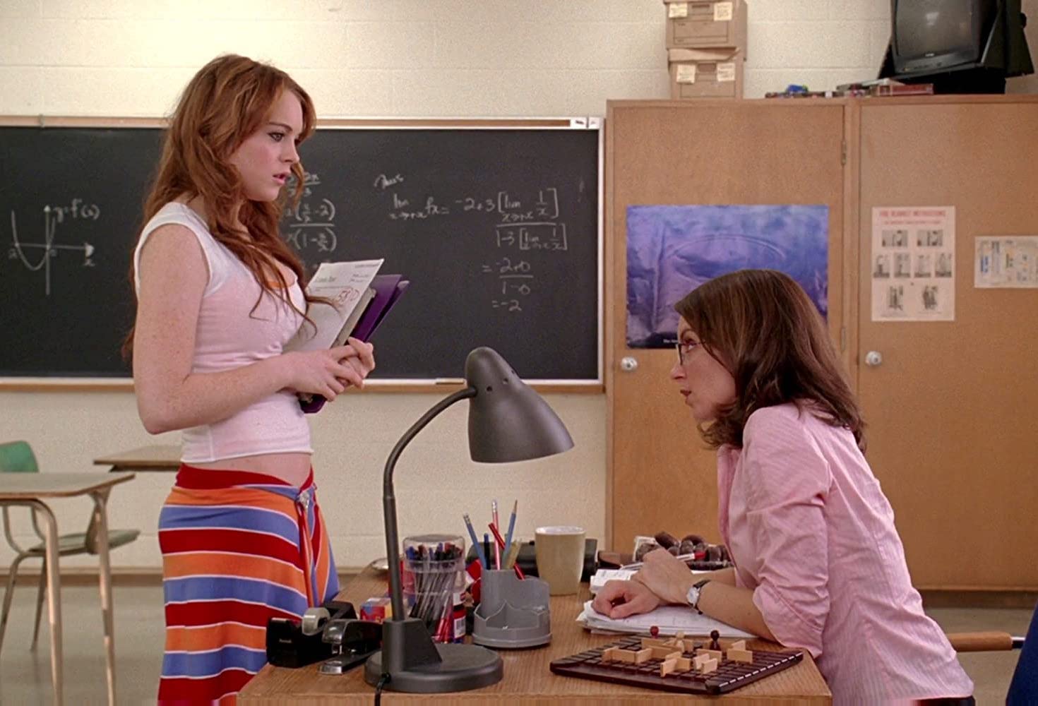 Tina Fey Lindsay Lohan Mean Girls