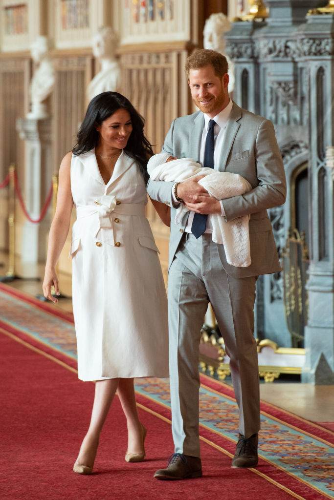 Meghan Markle, Prince Harry and Archie.