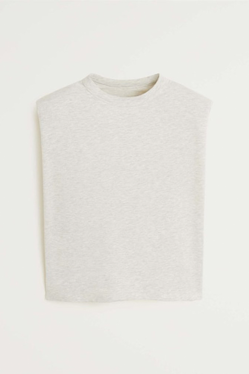 Mango Shoulder pad cotton t-shirt