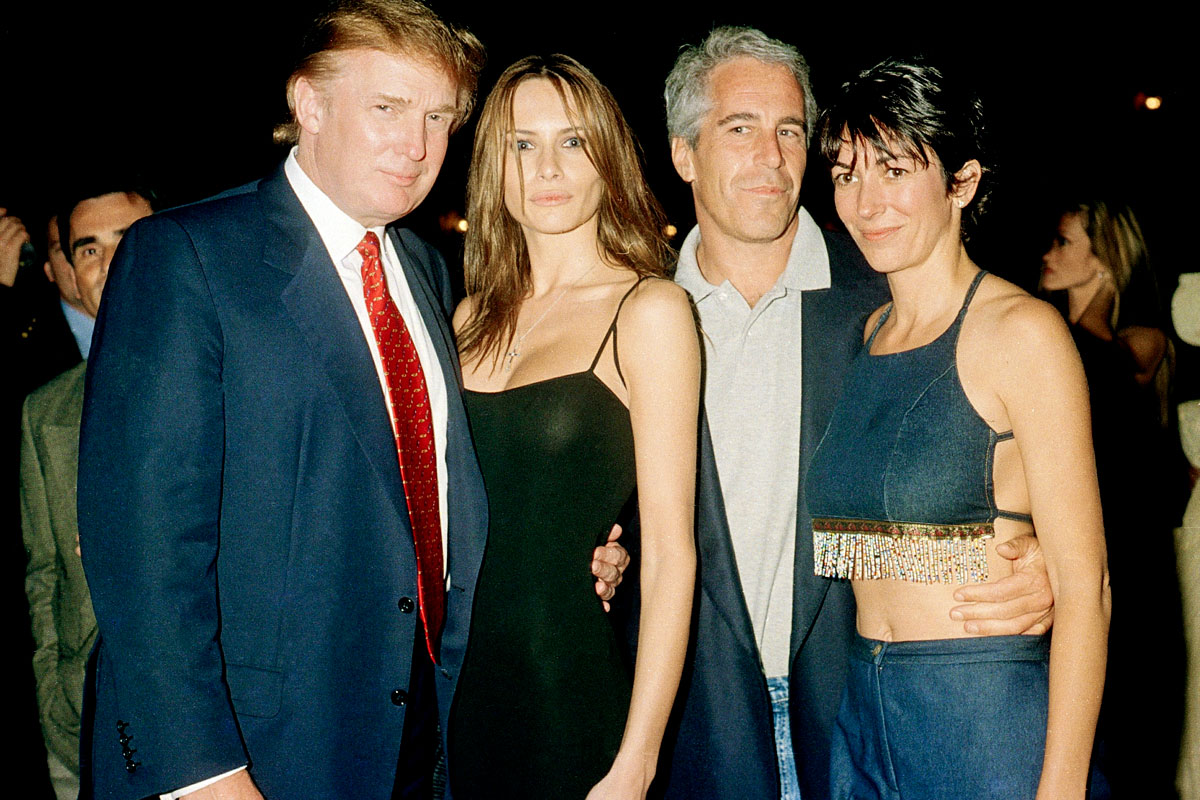 Donald Trump and Jeffrey Epstein