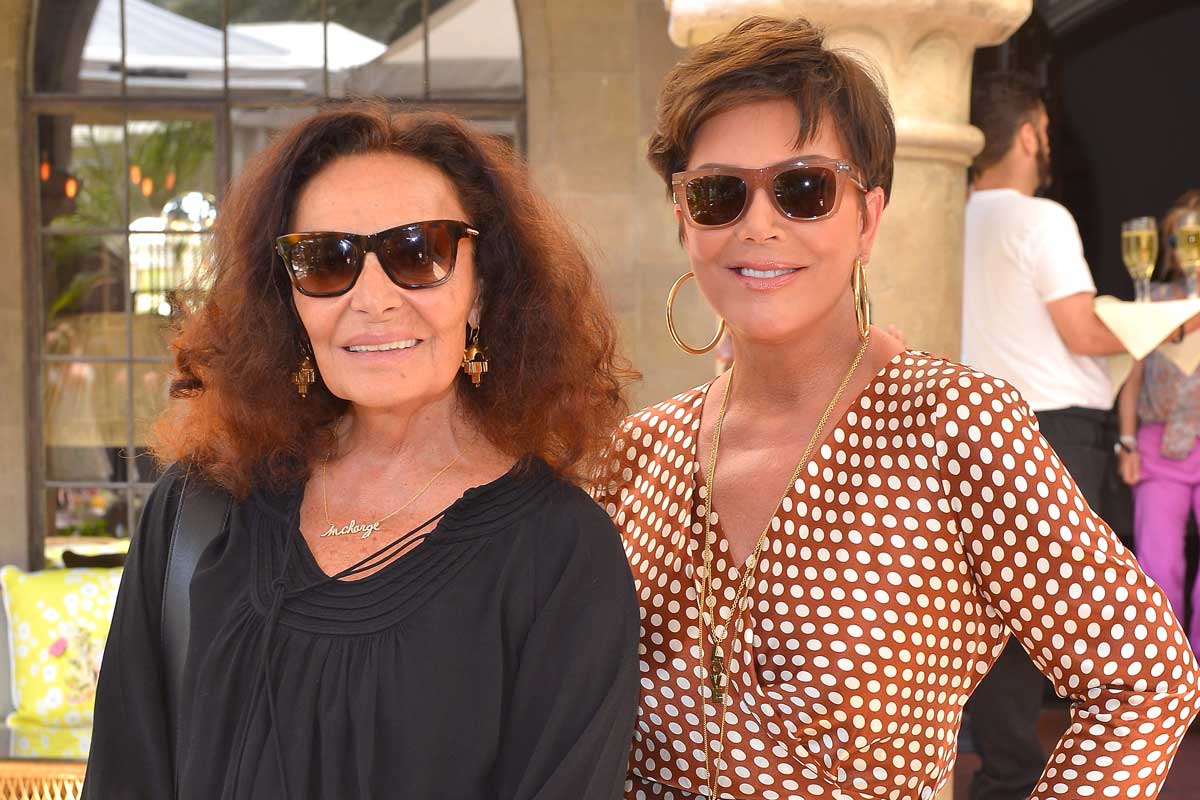 Diane Von Furstenberg and Kris Jenner