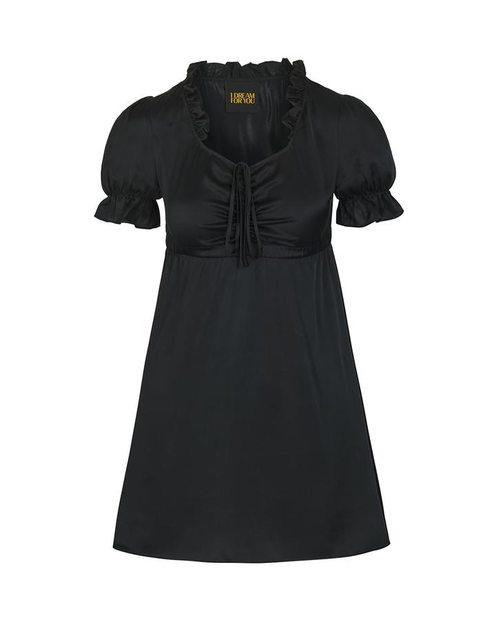 Venus Dress – Black Silk $249