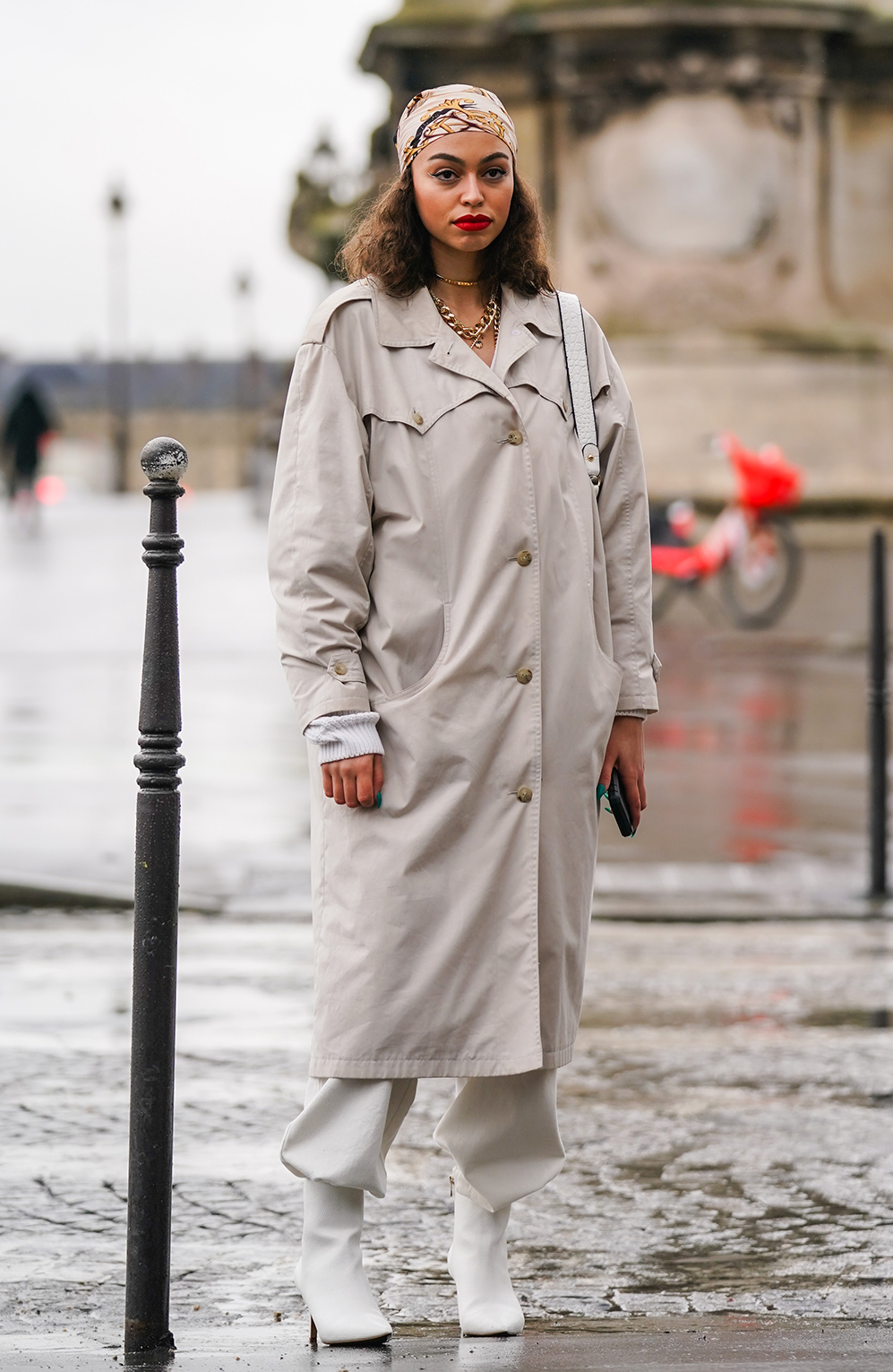 Single Breasted Trench Coat