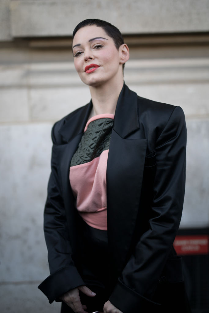 Rose McGowan, who has spoken about her childhood experience with Children of God.