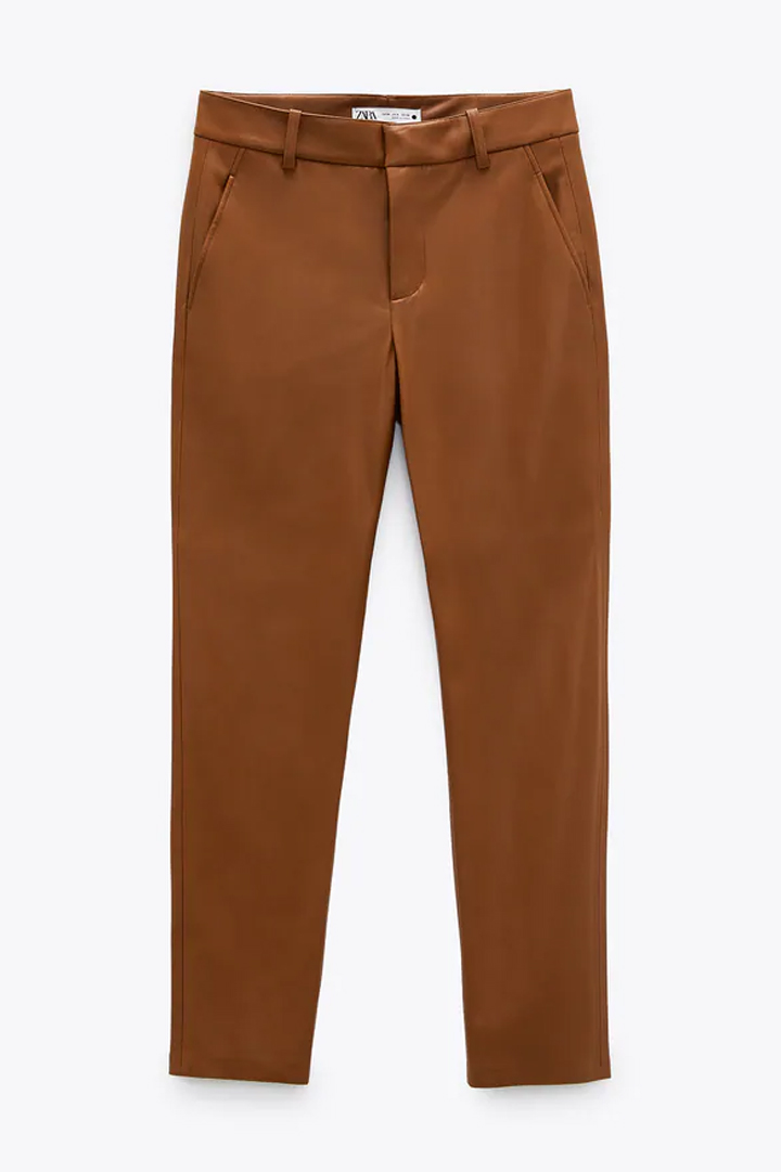 Zara Leather Trousers