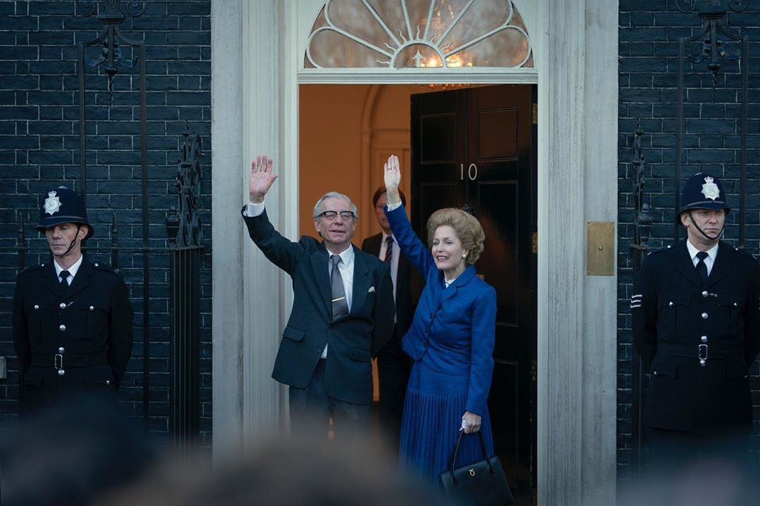 Gillian Anderson as Margaret Thatcher in 'The Crown'