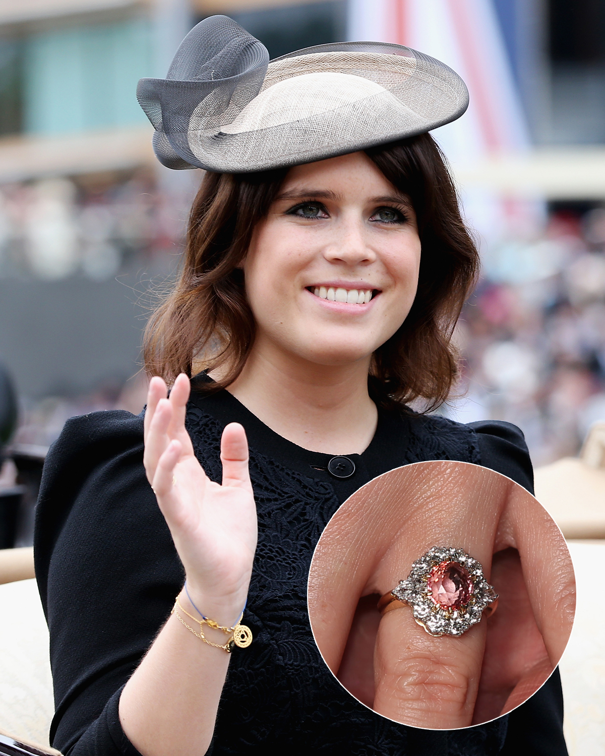 Princess Eugenie engagement ring.