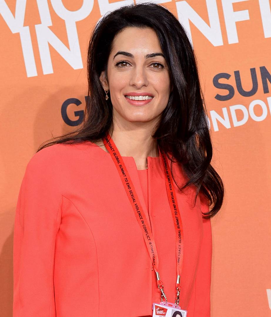 Amal Alamuddin Clooney pictured in June 2014 at the Global Summit to end Sexual Violence.