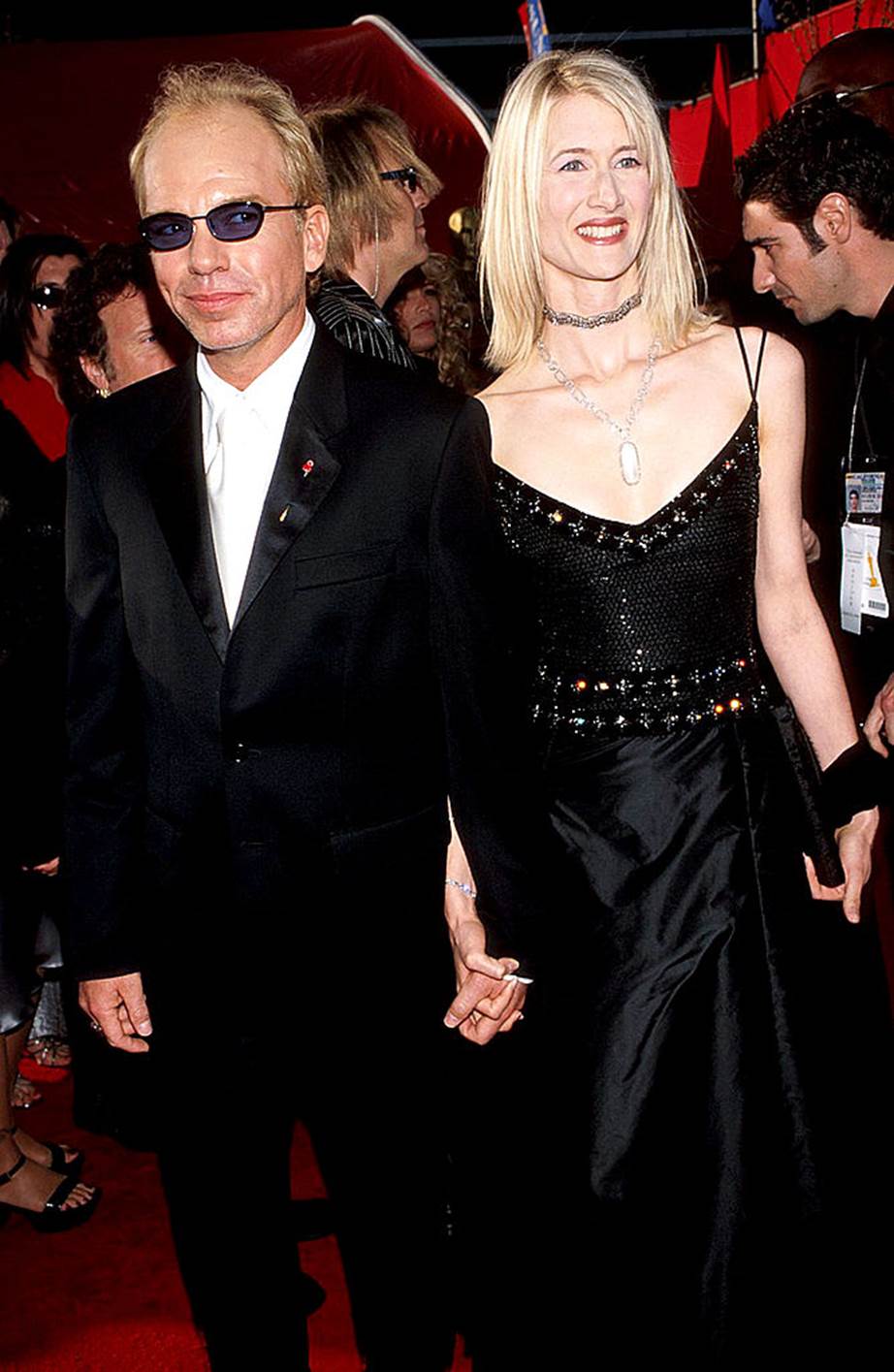 Billy Bob Thornton and Laura Dern, who were reportedly in a celebrity affair love-triangle with Jolie in the 90s