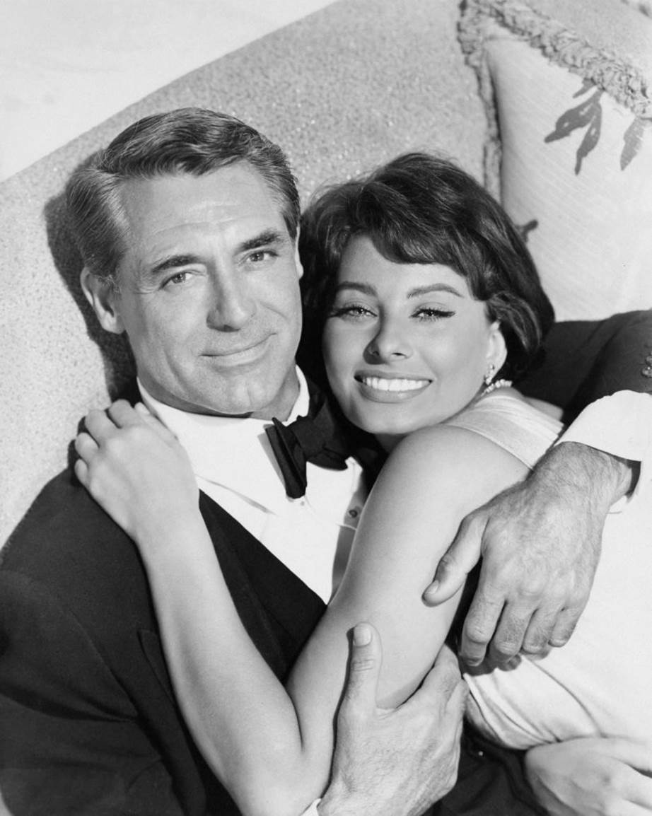 Sophia Loren and Cary Grant