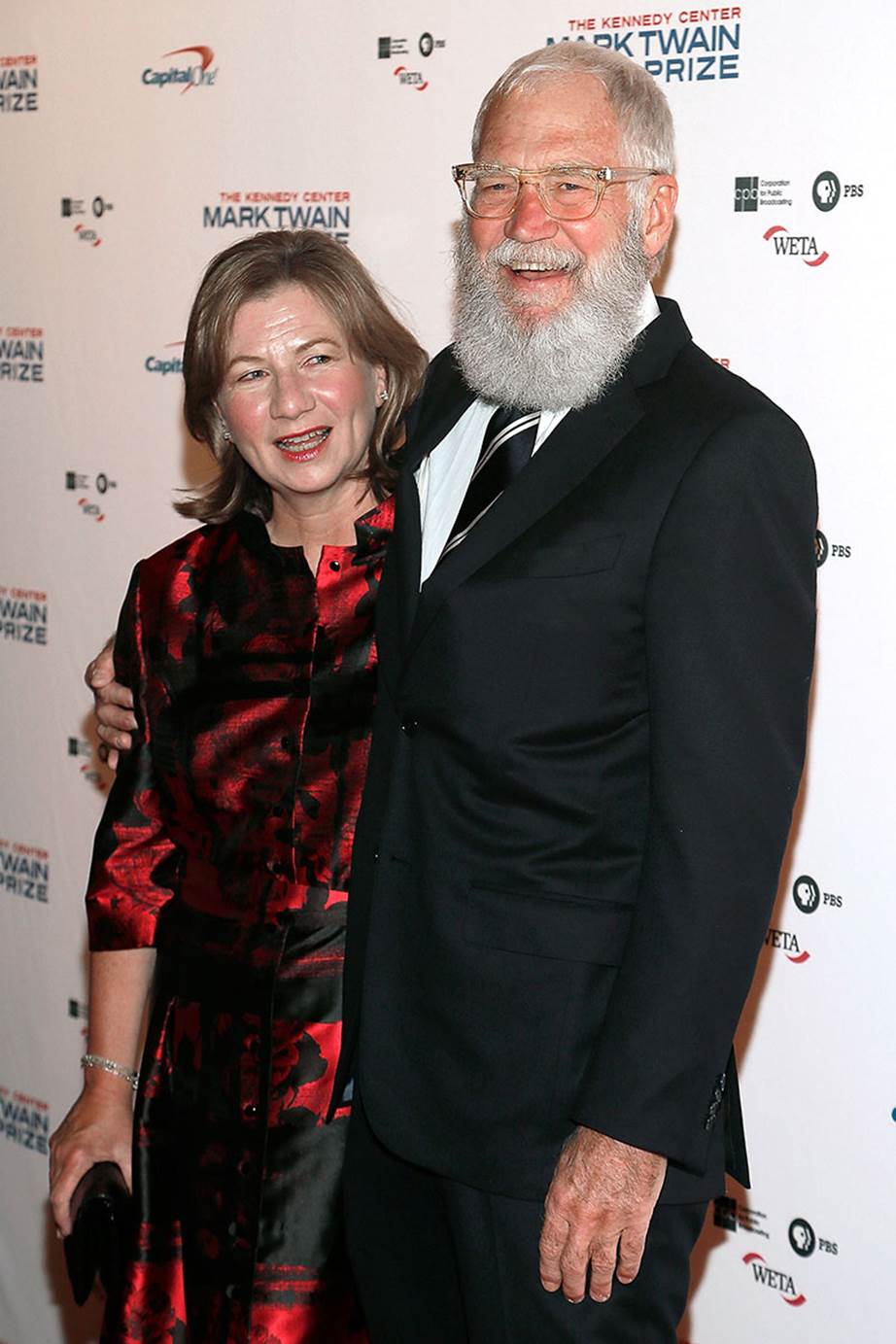 David Letterman and Regina Lasko