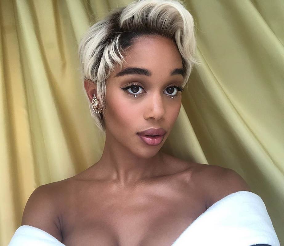 Pixie Flip short hair cut on Laura Harrier