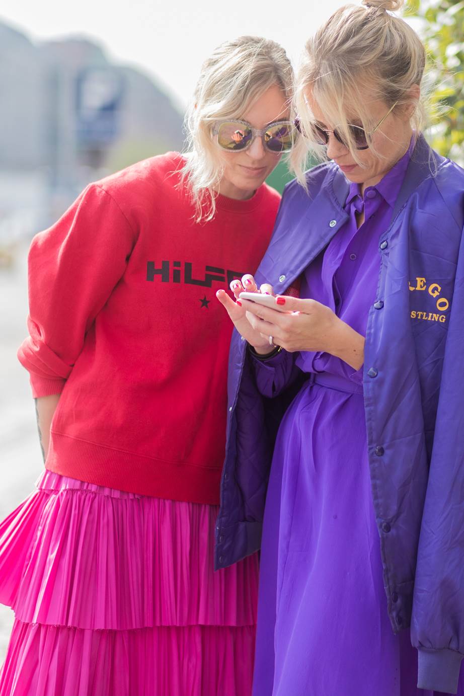 A showgoer at Copenhagen Fashion Week