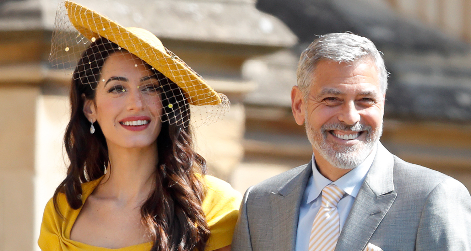 Apparently George and Amal Clooney ‘Didn’t Know’ Harry And Meghan When They Attended The Royal Wedding