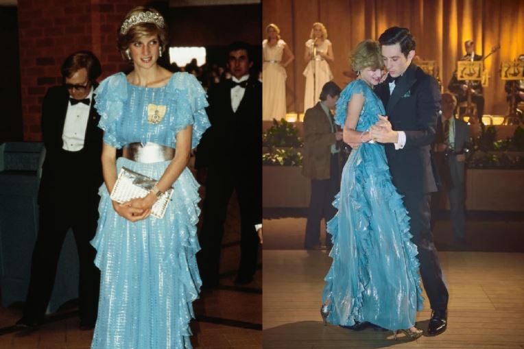 the crown princess diana outfits