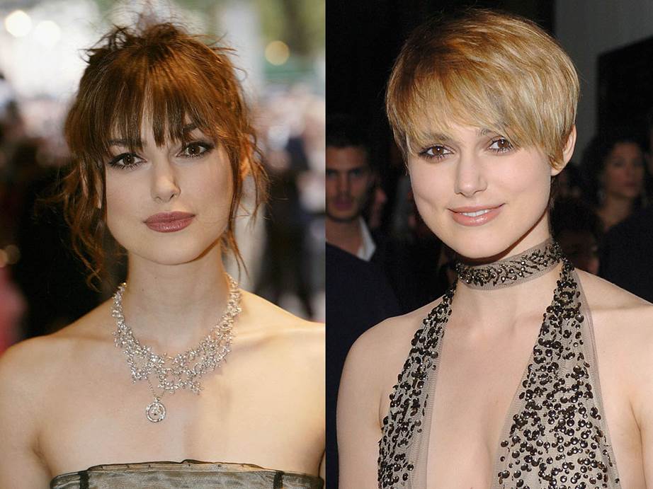 Celebrities pixie hair transformation