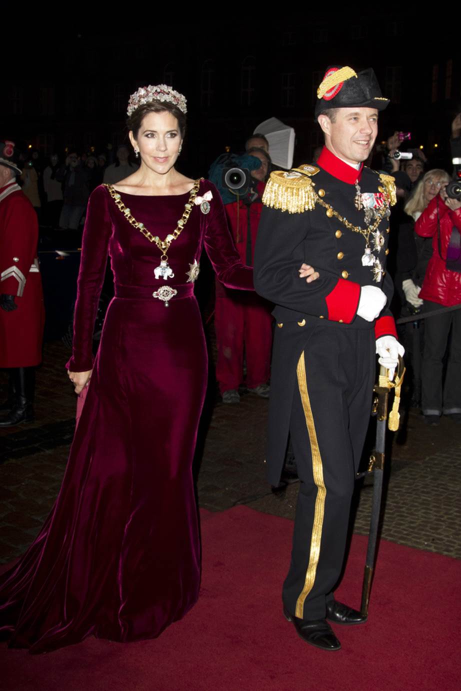 In the Danish Ruby Parure, in 2012.