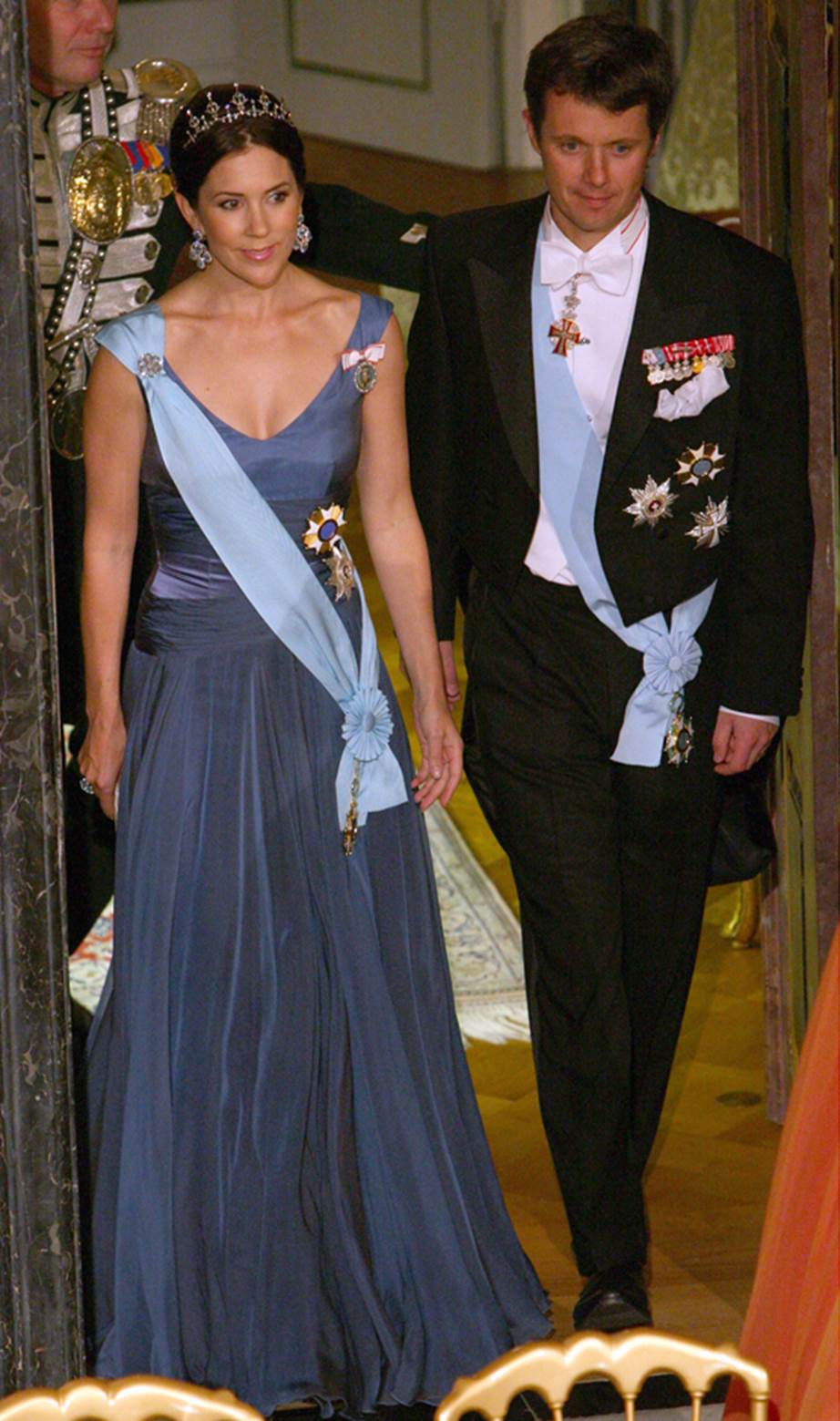 In her wedding tiara, in 2007.