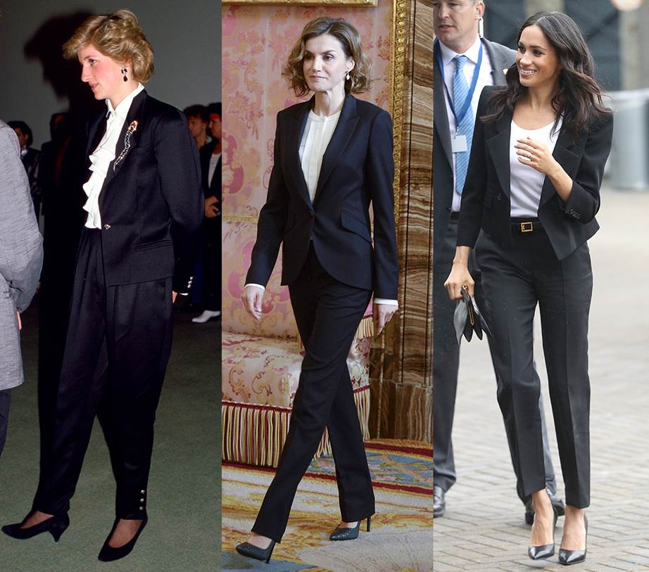 Royals wearing suits