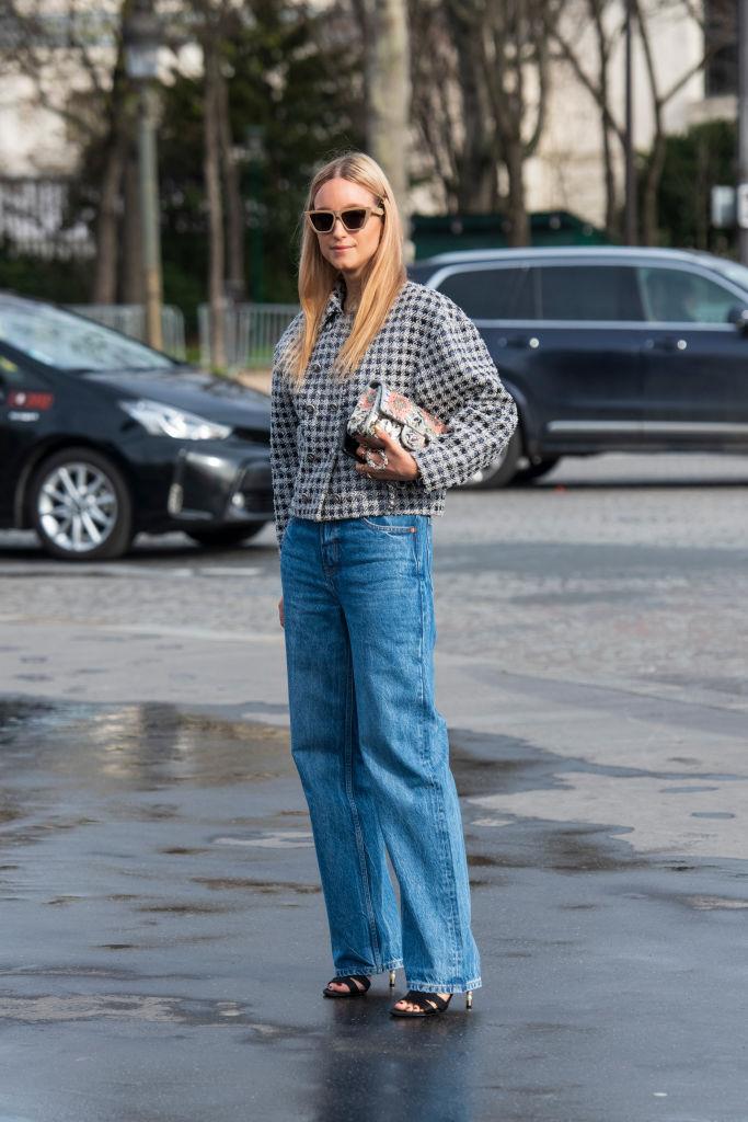 tweed jacket street style