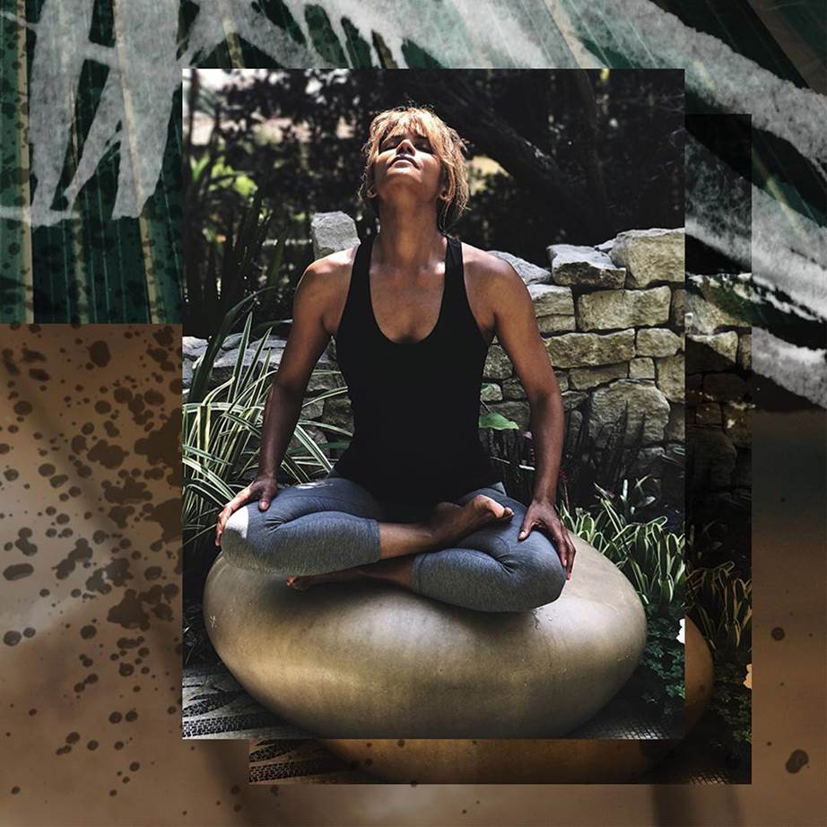 Halle Berry meditation