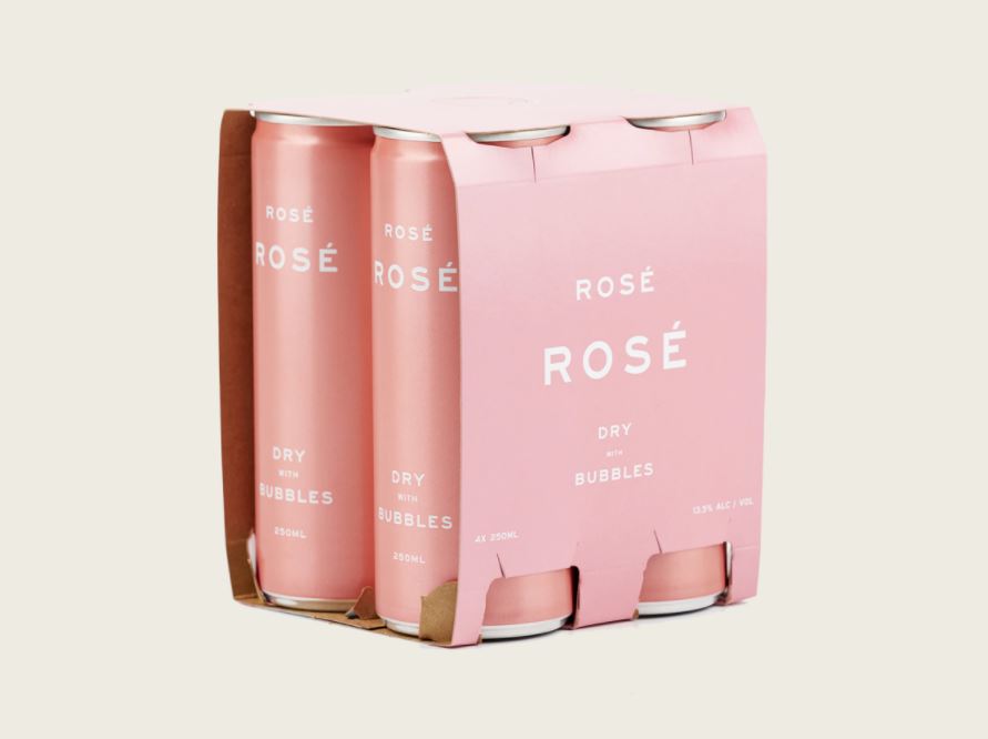 rose canned wine