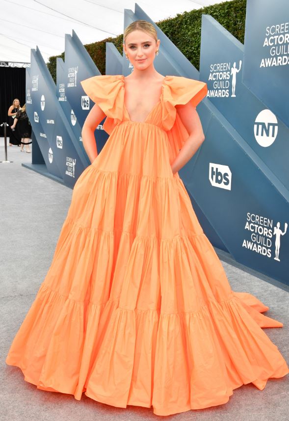 best red carpet looks 2020  kathryn newton