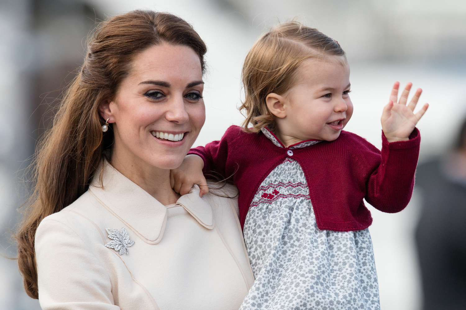 A Sweet Video Of Princess Charlotte Copying Kate Middleton Is Going Viral