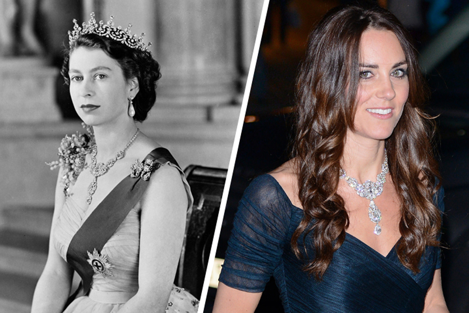 Kate Middleton Queen Elizabeth necklace