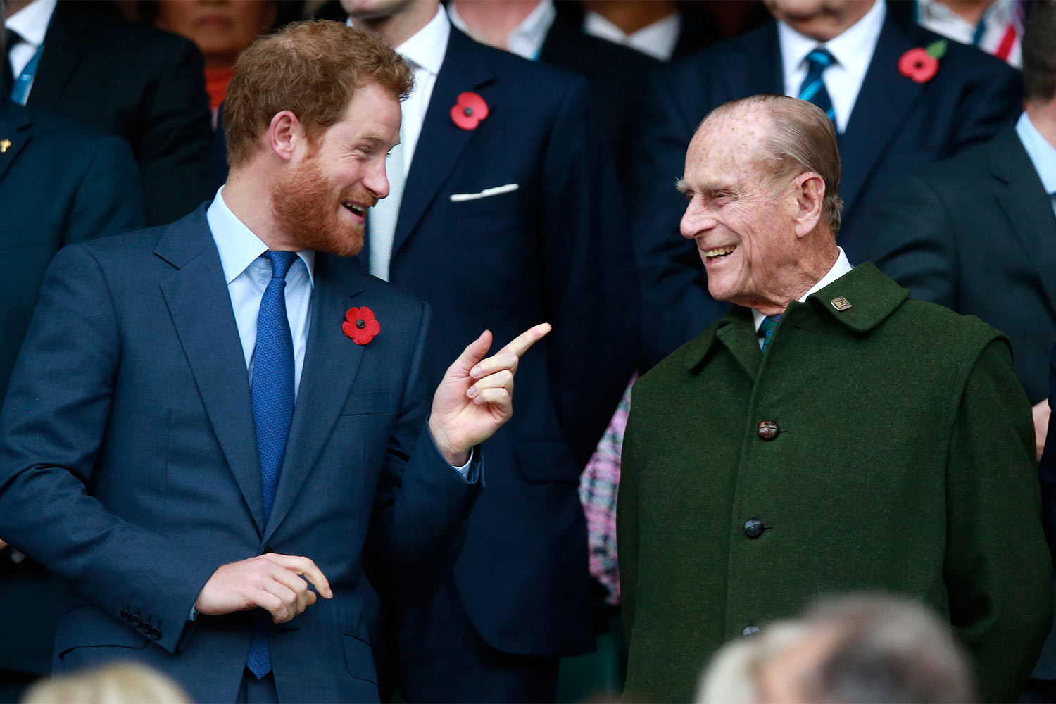 Prince Harry and Prince Philip