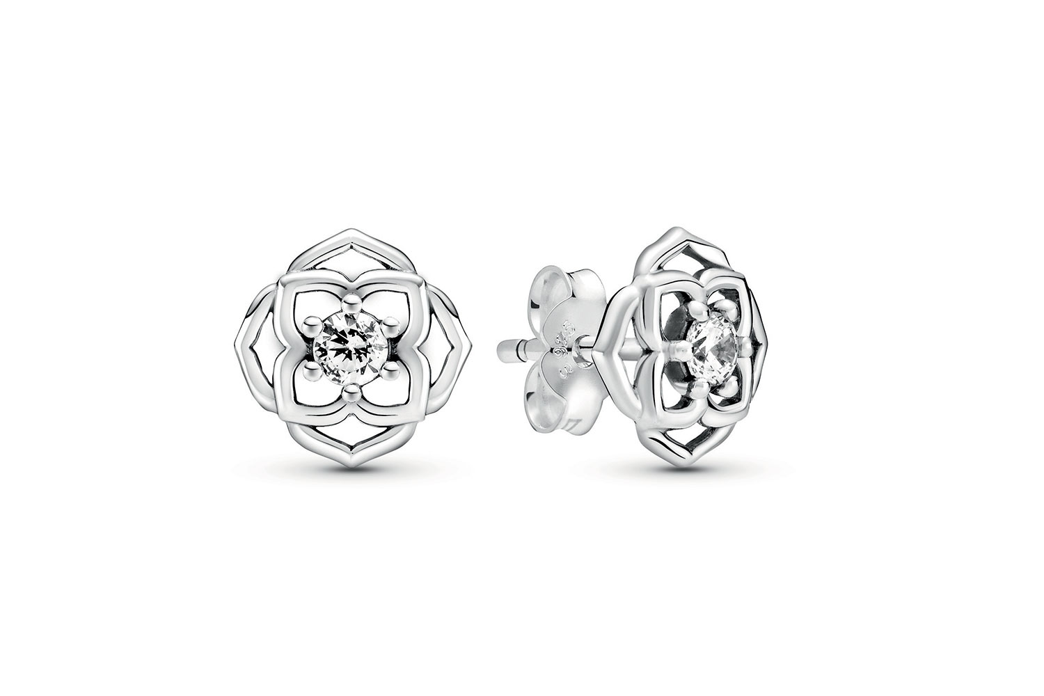 Pandora Rose Petals Stud Earrings