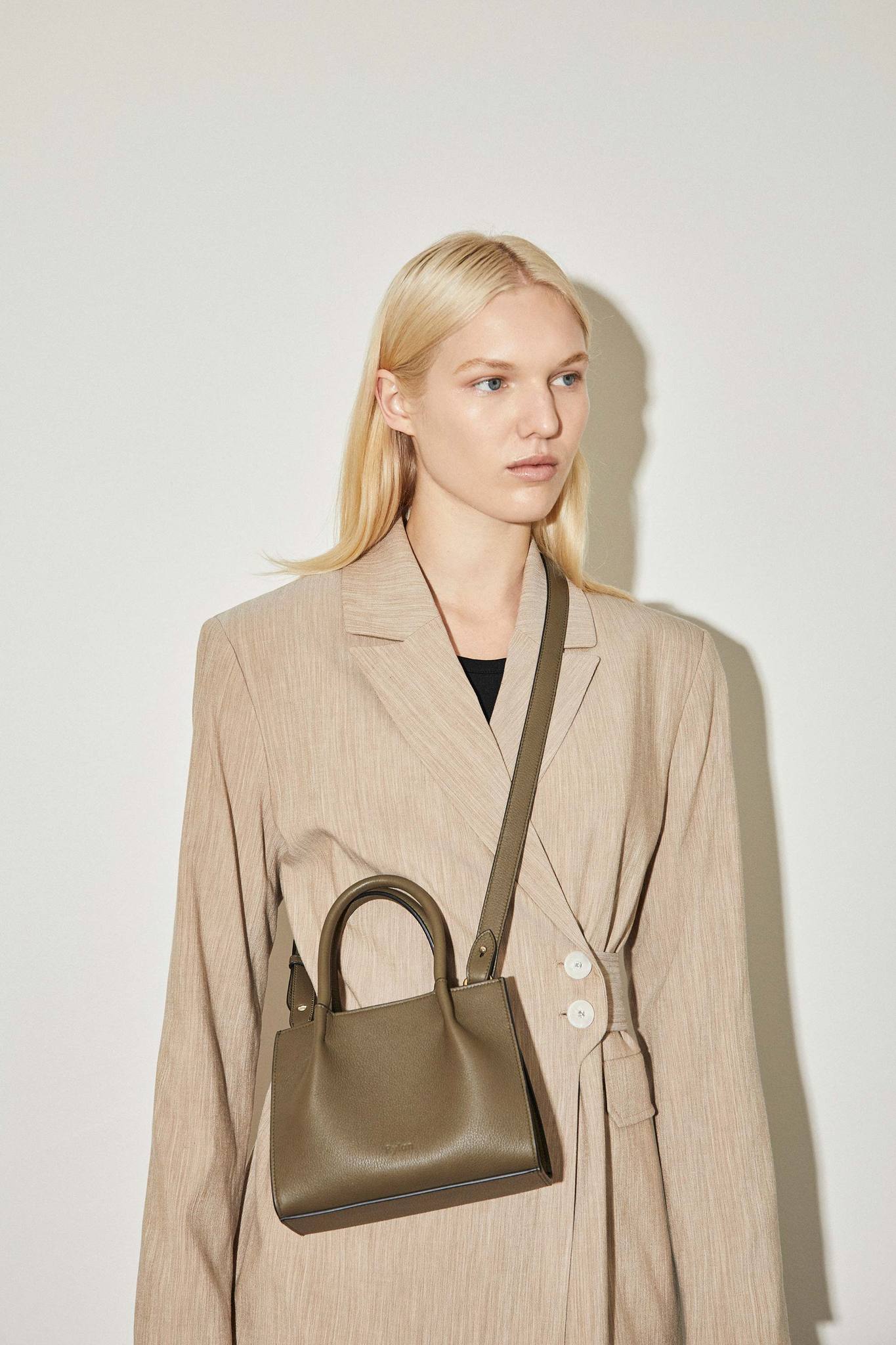 An Australian designer bag by Rylan offers timeless style.