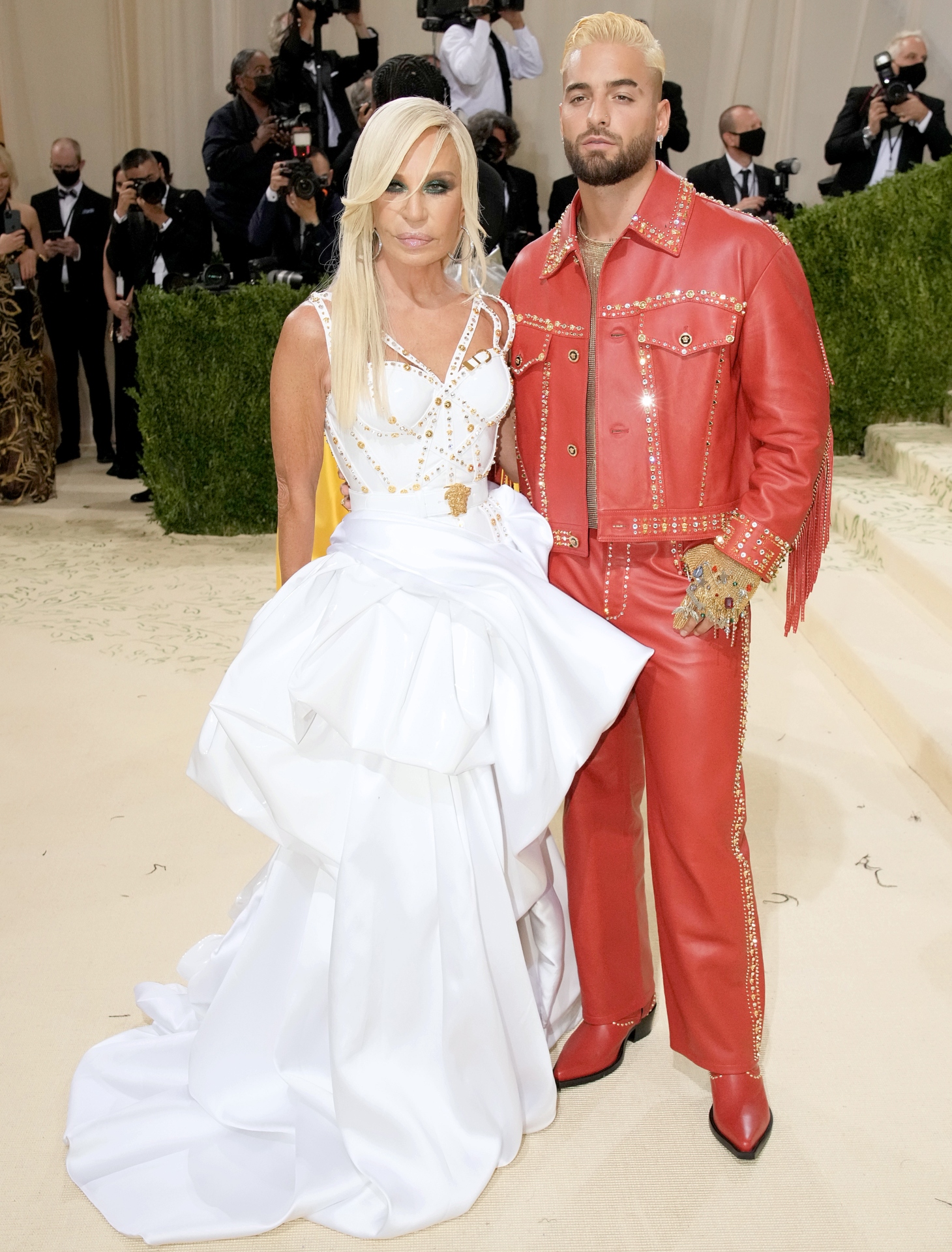 Donatella-Versace-Maluma