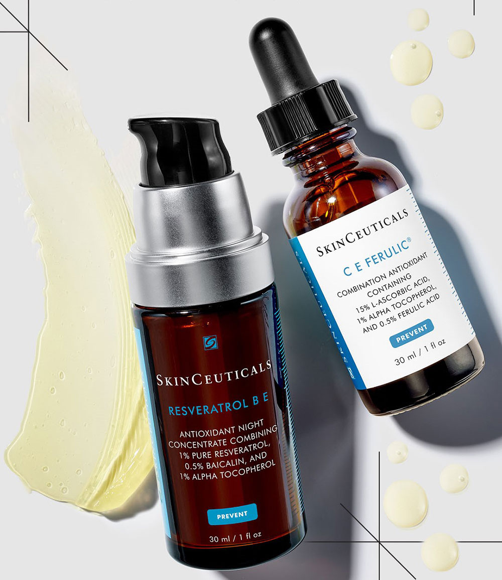 SkinCeuticals Resveratrol B E and C E Ferulic Serum