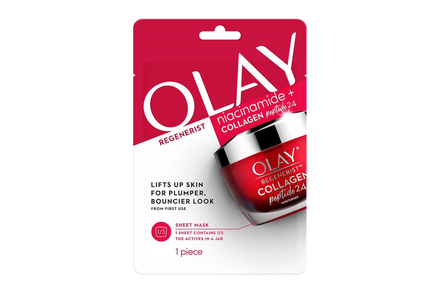 OLAY Regenerist Niacinamide + Collagen Peptide 24 Sheet Mask