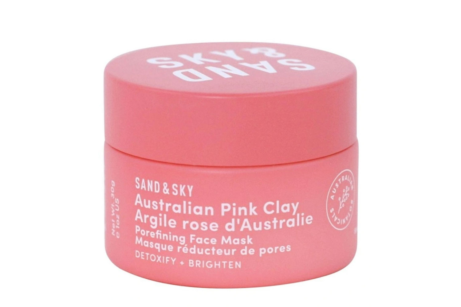 Sand & Sky Australian Pink Clay Porefining Face Mask