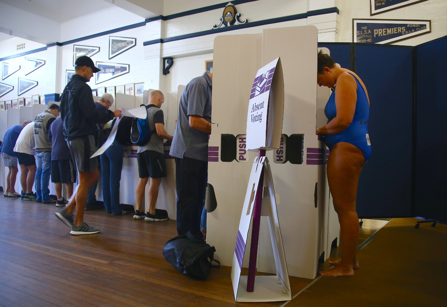 Poll booths